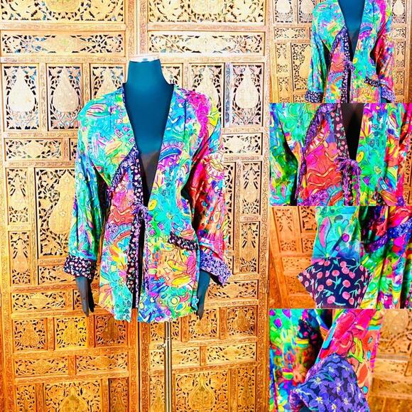 HandCrafted Colorful Women’s Contrast Blouse